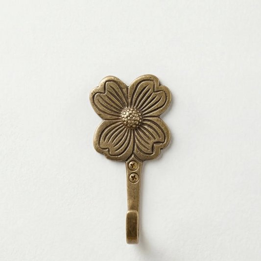 Crochet mural décoratif en forme de fleur, vintage! - TokoLausanne