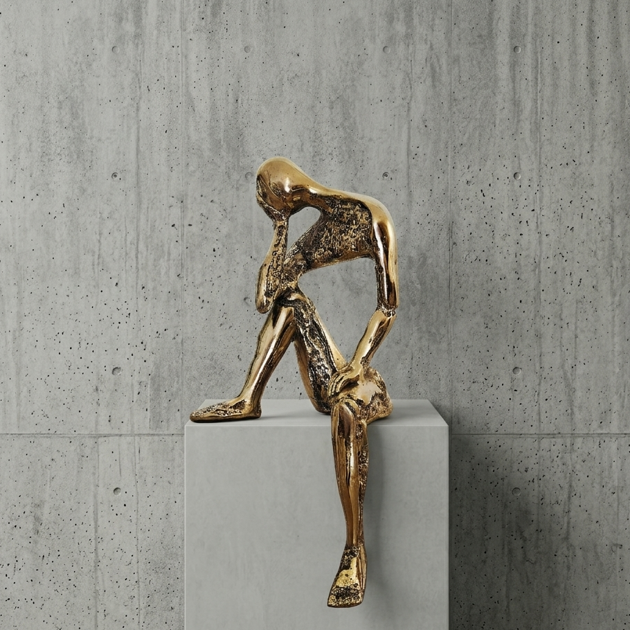 Penseur en bronze