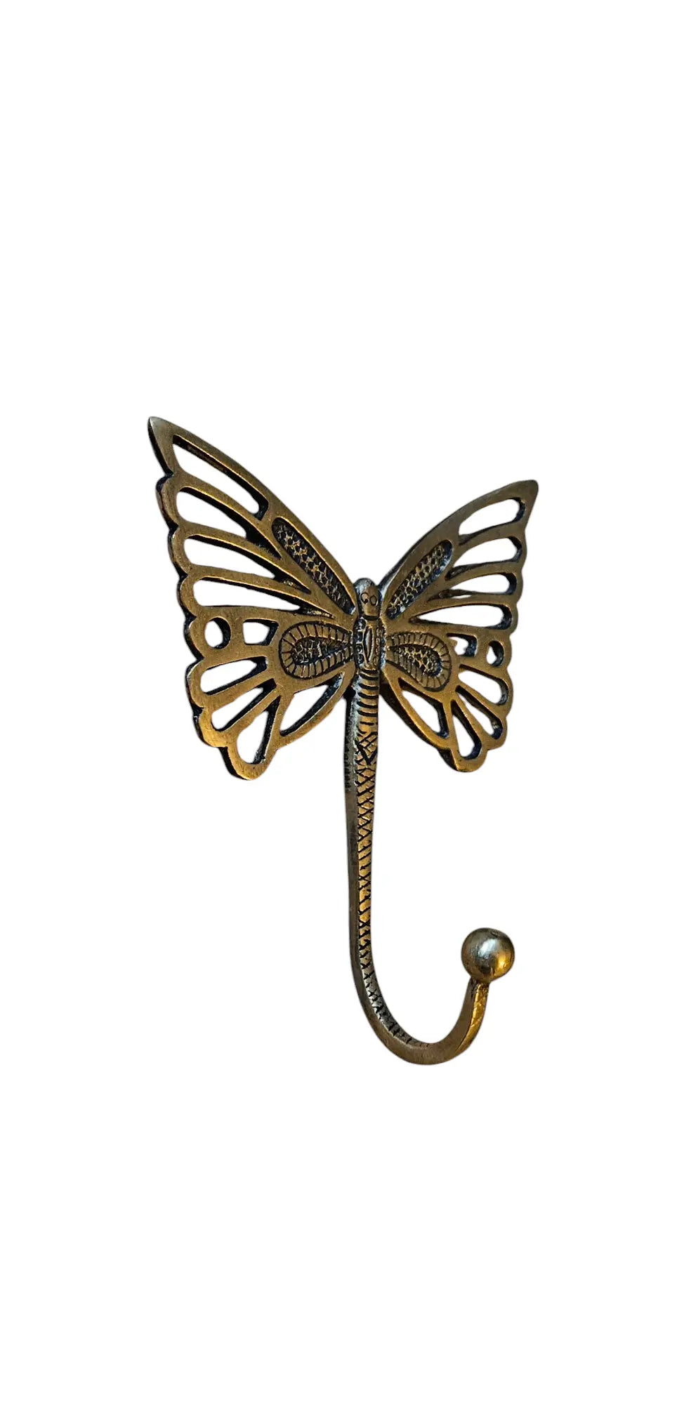 Patère Murale Papillon en Bronze - Crochet Décoratif Élégant Tokolausanne