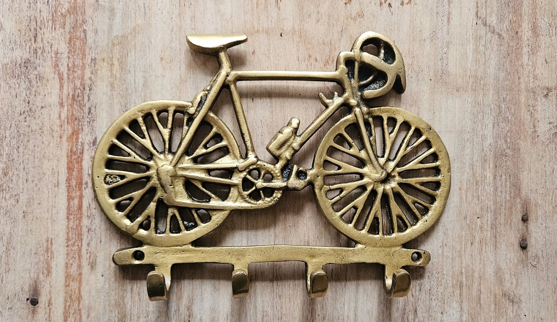 porte clé velo bronze