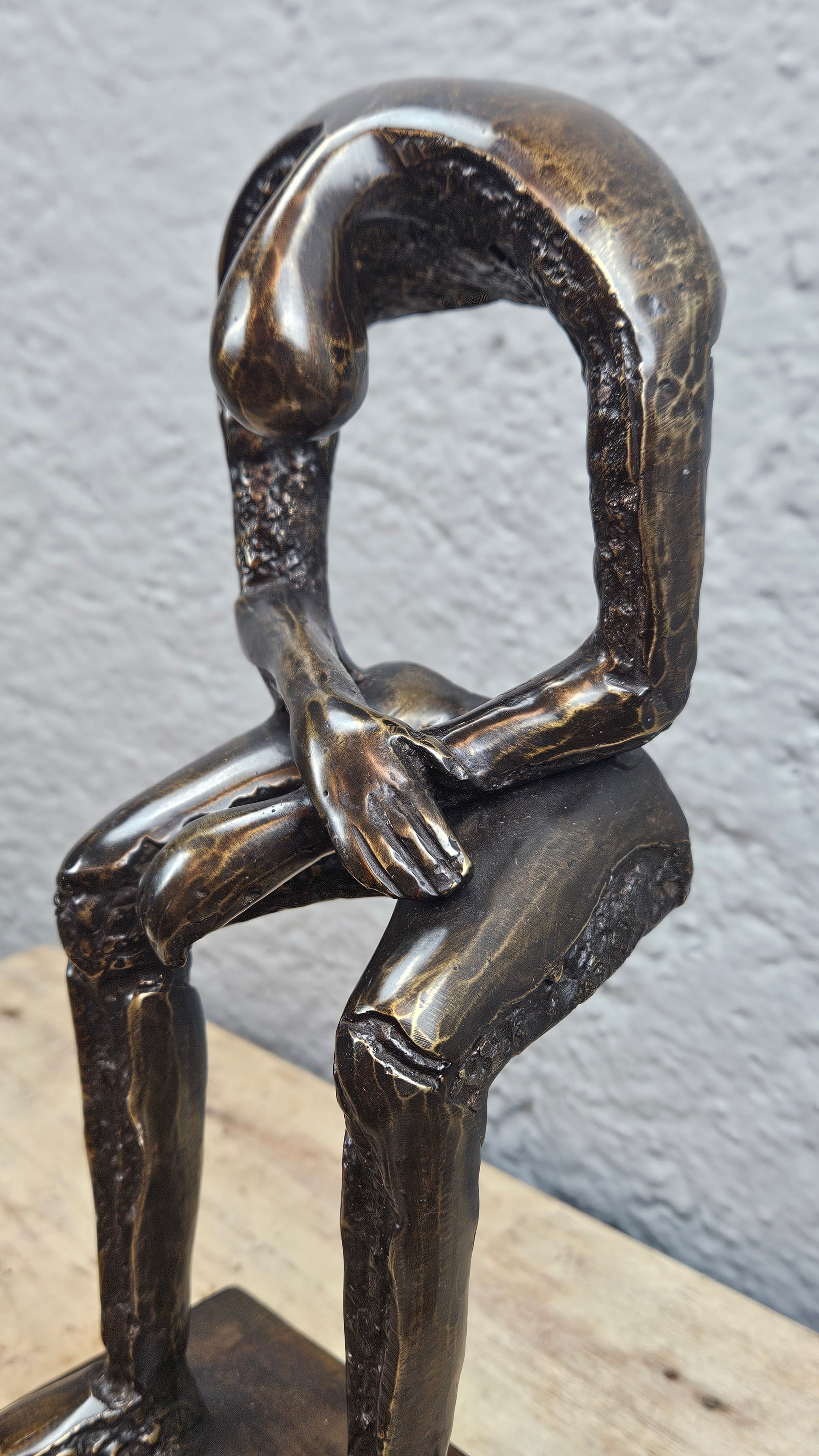 Statue en Bronze - Figure Humaine Contemplative Tokolausanne