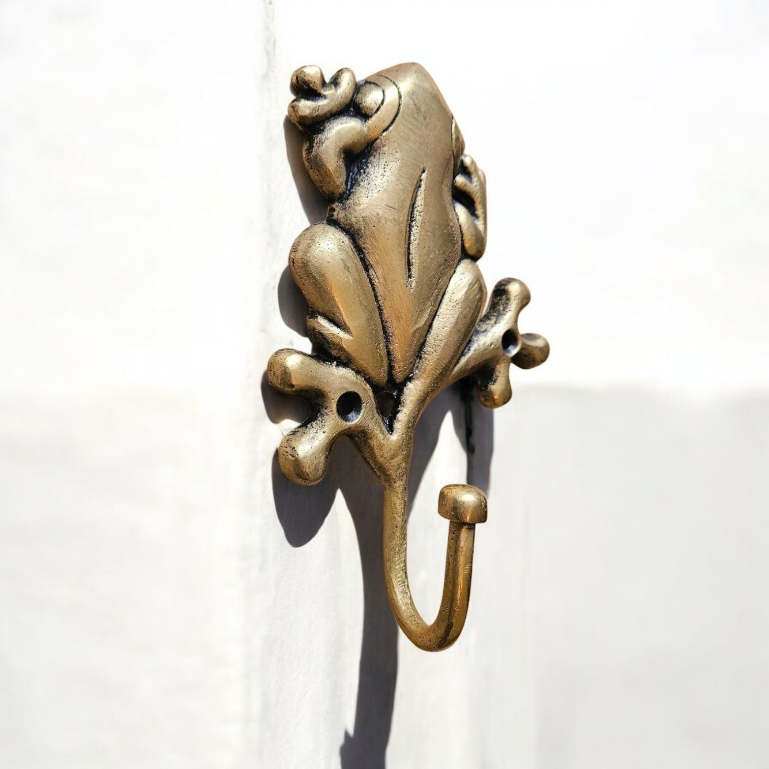 Patère Bronze Grenouille - Décoration Amusante et Originale Tokolausanne