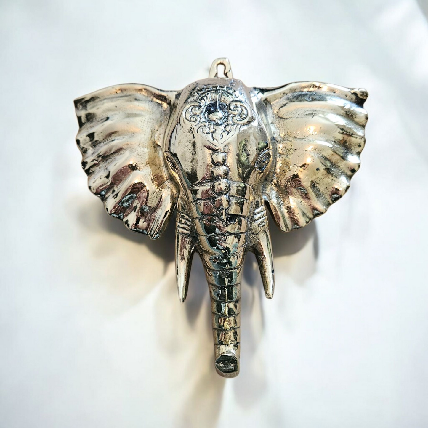 Crochet / Patère Tête d'Éléphant en bronze Tokolausanne