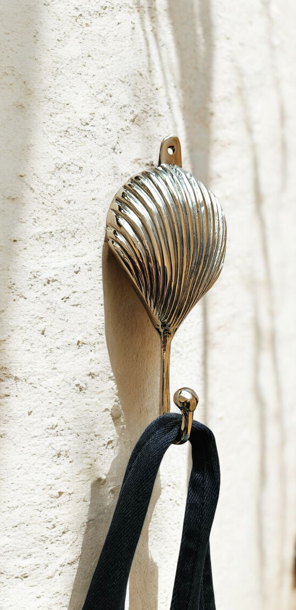 Crochet Mural en Bronze - Patère Coquillage Maritime Tokolausanne