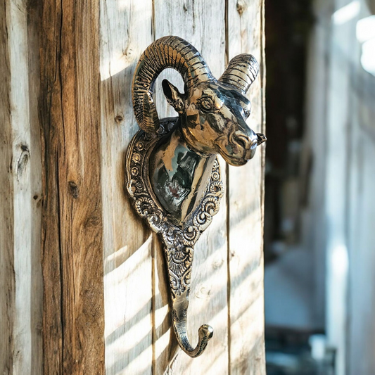 Crochet / Patère Murale Tête de Bélier Tokolausanne