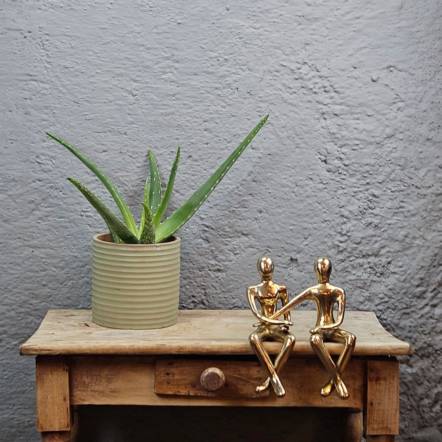 Statuette les amoureux en bronze doré Tokolausanne