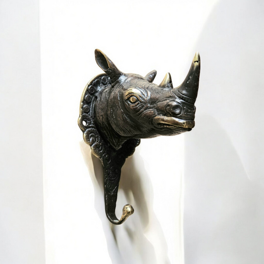 Crochet / Patère Mural Rhinocéros Tokolausanne