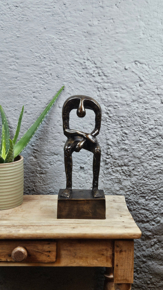 Statue en Bronze - Figure Humaine Contemplative Tokolausanne