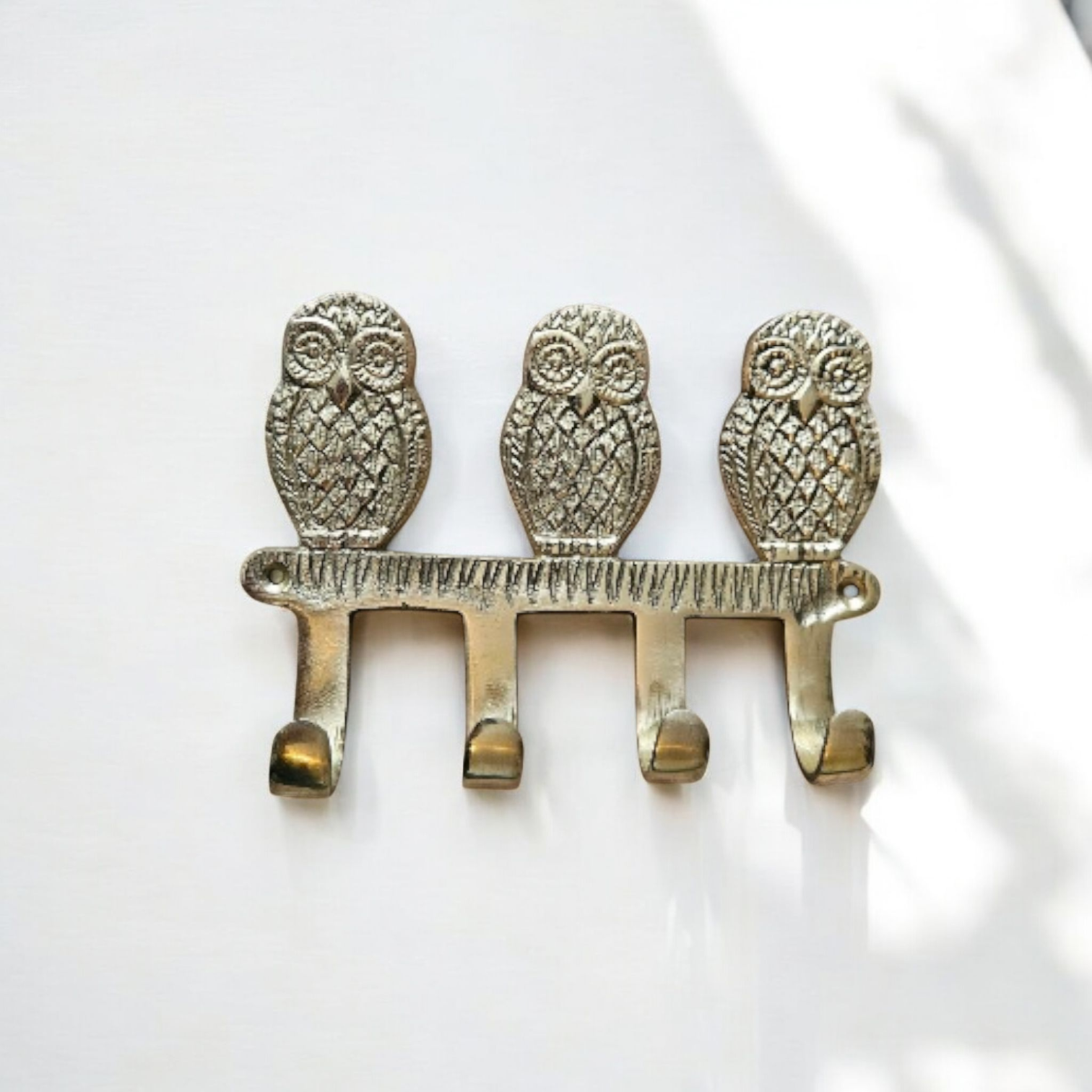 Patère Décorative Hibou - Accessoire Bohème Chic pour Intérieur Tokolausanne