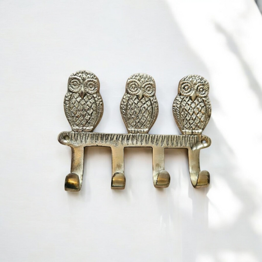 Patère Décorative Hibou - Accessoire Bohème Chic pour Intérieur Tokolausanne