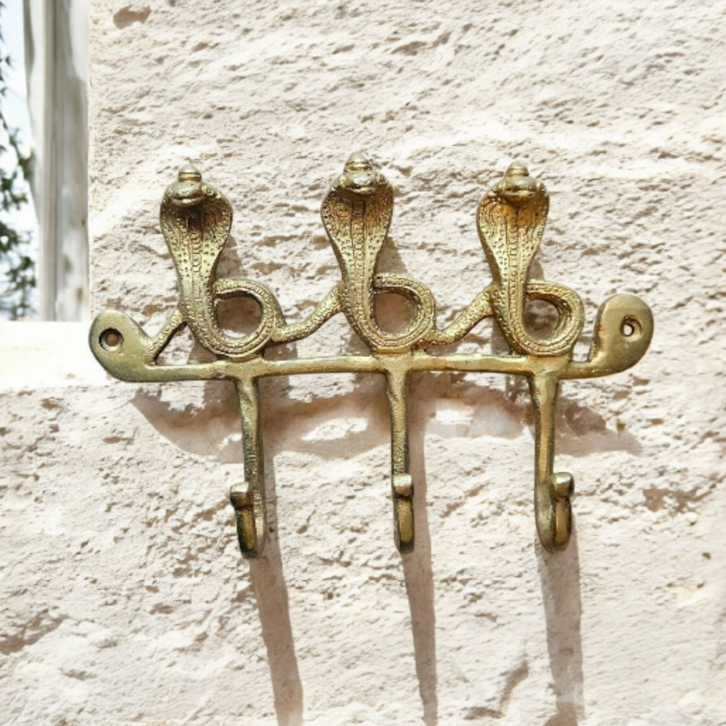 Patère Murale Bronze "Cobra" - Décoration Exotique et Élégante Tokolausanne