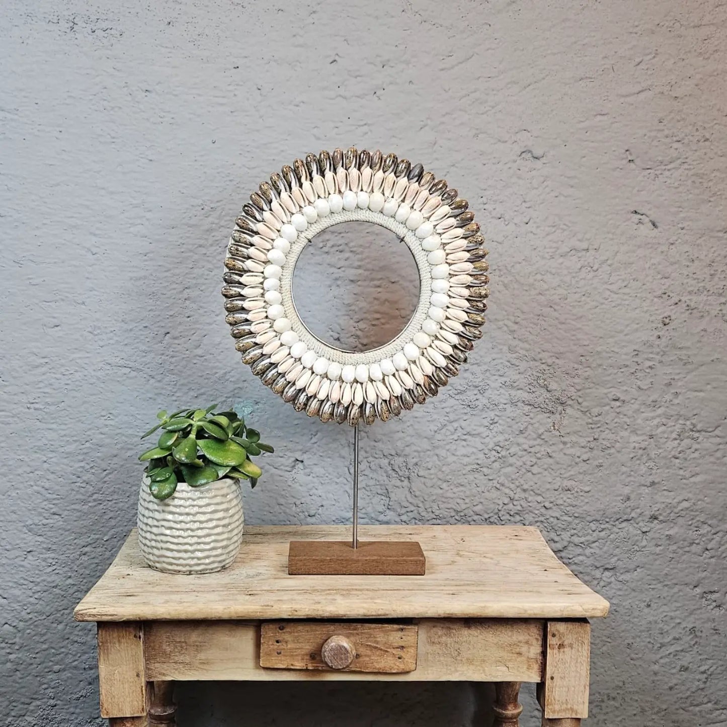 Décoration Collier en coquillage - Bijou décoratif esprit marin