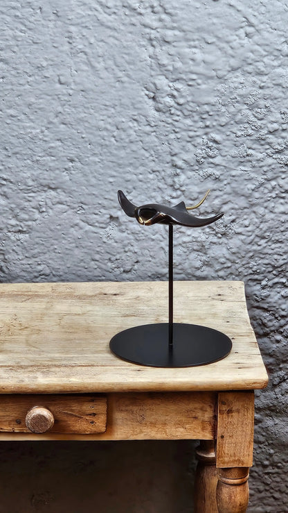 Sculpture Raies Manta en Bronze Tokolausanne