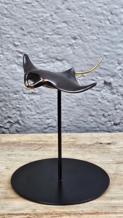 Sculpture Raies Manta en Bronze Tokolausanne