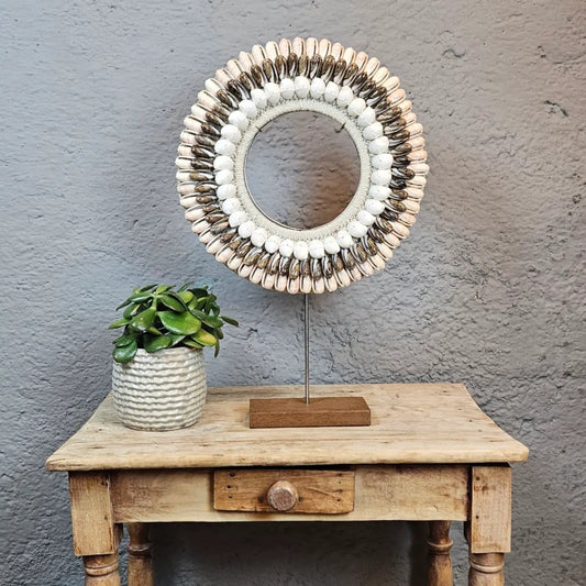 Décoration Collier en coquillage - Bijou décoratif esprit marin