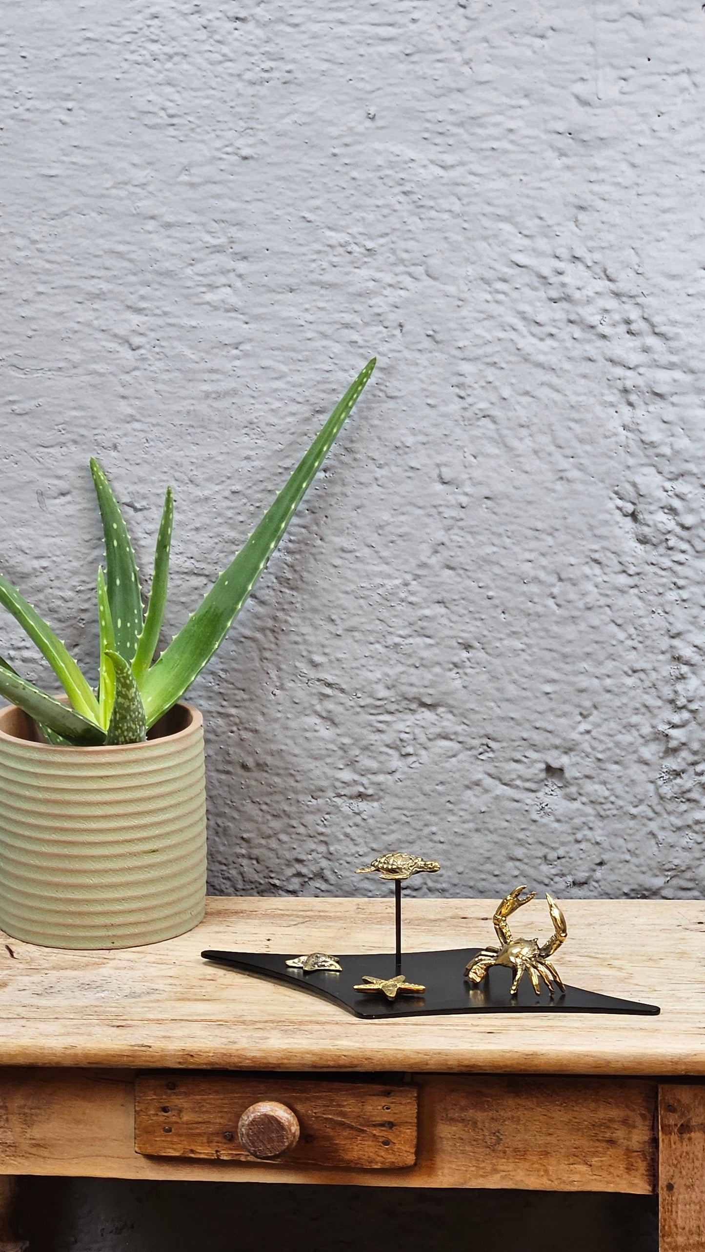 Microcosme marin en bronze Tokolausanne