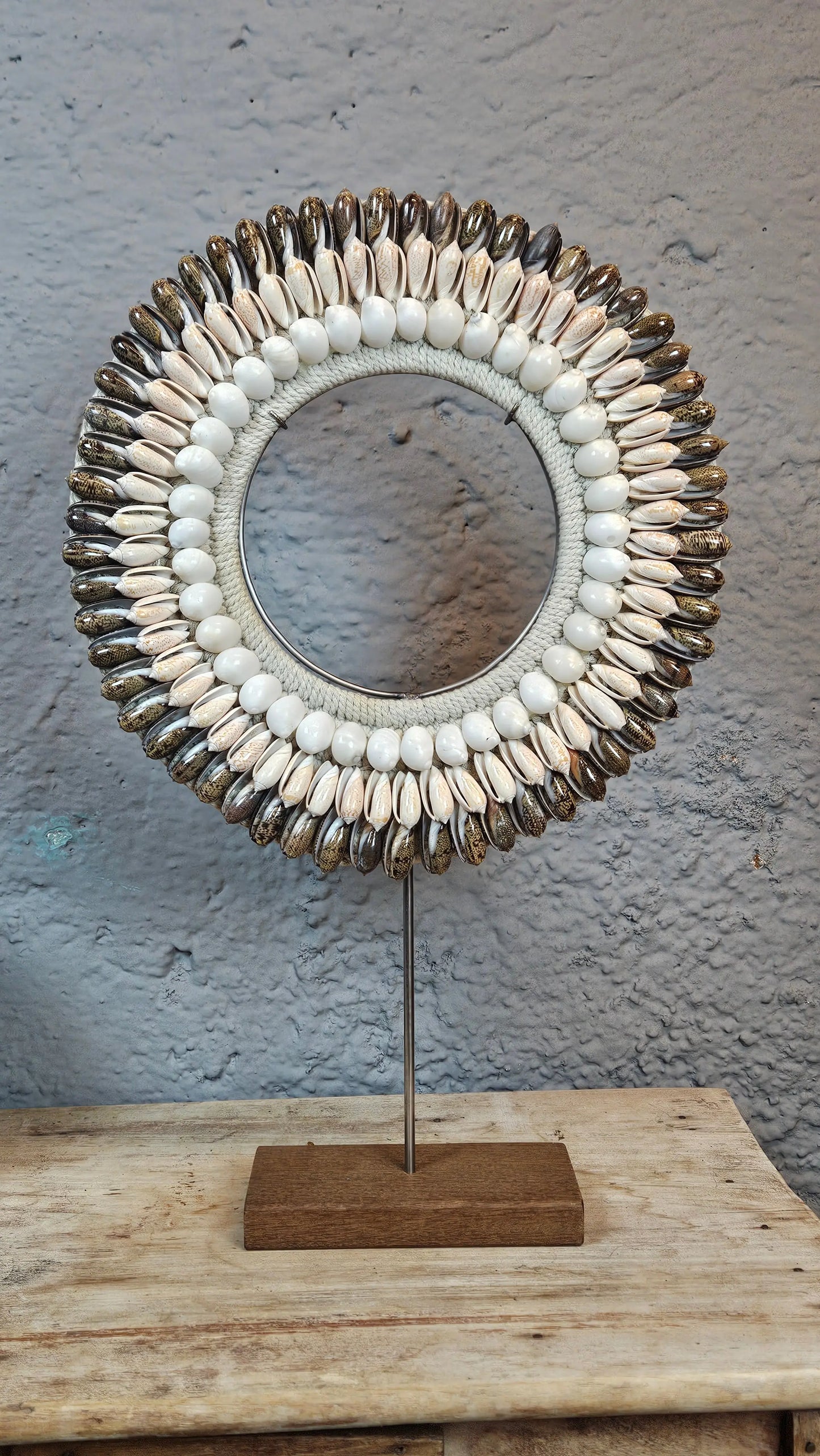 Décoration Collier en coquillage - Bijou décoratif esprit marin