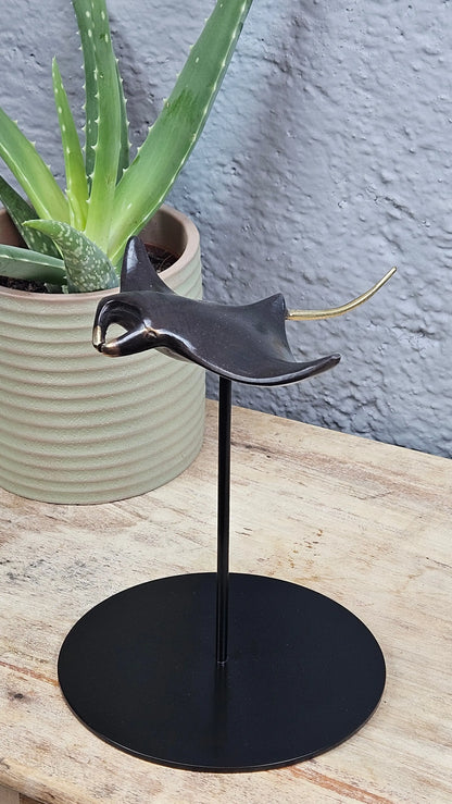 Sculpture Raies Manta en Bronze Tokolausanne
